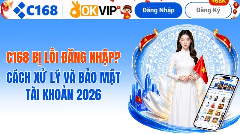 c168 bị lỗi đăng nhập? Cách xử lý và bảo mật tài khoản 2026 2 c168 bị lỗi đăng nhập? Cách xử lý và bảo mật tài khoản 2026