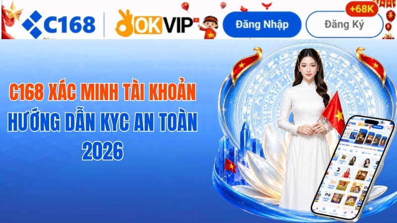 C168 Xác Minh Tài Khoản – Hướng Dẫn KYC An Toàn 2026 1 C168 Xác Minh Tài Khoản – Hướng Dẫn KYC An Toàn