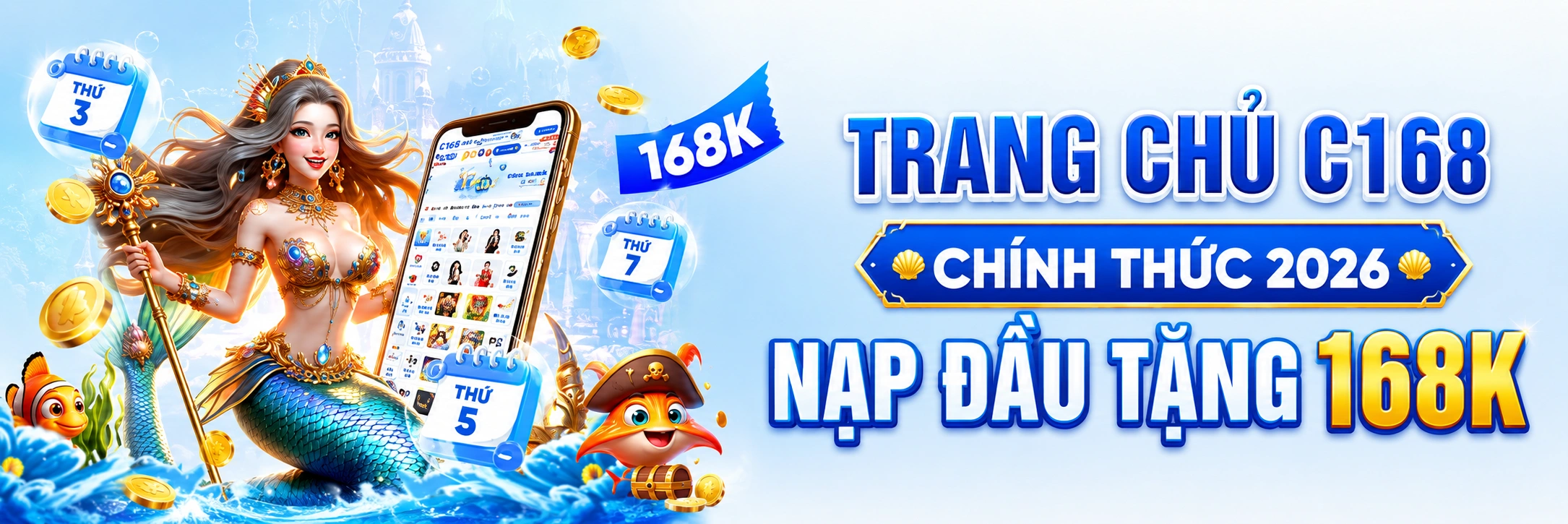 Trang Chủ C168 Chính Thức 2026 - Nạp Đầu Tặng 168K